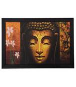 Spritual Buddha Head Satin Matt Texture UV Art Painting