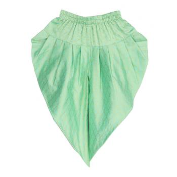 Peplum Top with Dhoti - Peach & Mint 3