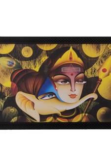 Radha Krishna & Ganesha Satin Matt Texture UV Art Painting