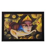 Radha Krishna & Ganesha Satin Matt Texture UV Art Painting