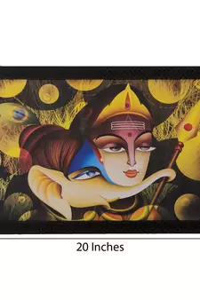 Radha Krishna & Ganesha Satin Matt Texture UV Art Painting