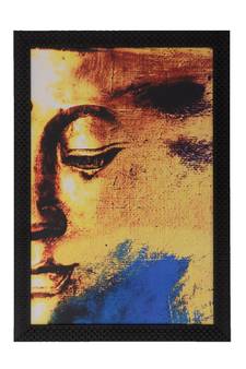 Abstract Buddha Satin Matt Texture UV Art Painting