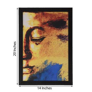 Abstract Buddha Satin Matt Texture UV Art Painting 2