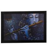 Radha Krishna Love Moments Satin Matt Texture UV Art Painting