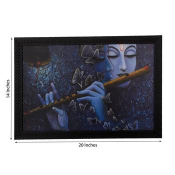 Radha Krishna Love Moments Satin Matt Texture UV Art Painting 2