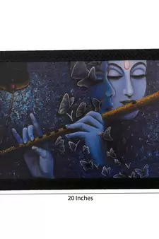 Radha Krishna Love Moments Satin Matt Texture UV Art Painting