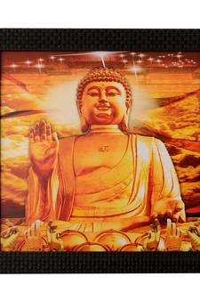 Blessing Buddha Satin Matt Texture UV Art Painting