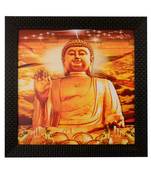 Blessing Buddha Satin Matt Texture UV Art Painting