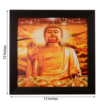 Blessing Buddha Satin Matt Texture UV Art Painting 2