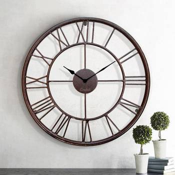 18"  Antique Copper Decorative Roman Wall Clock for Home 1