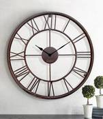 18"  Antique Copper Decorative Roman Wall Clock for Home