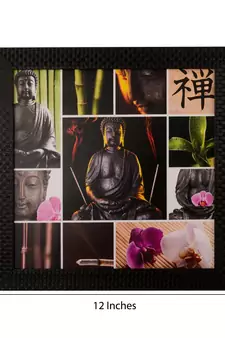 Spritual Buddha Satin Matt Texture UV Art Painting