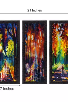 Set Of 3 Couple Love Moments Satin Matt Texture UV Art Painting