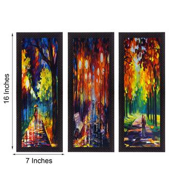 Set Of 3 Couple Love Moments Satin Matt Texture UV Art Painting 3