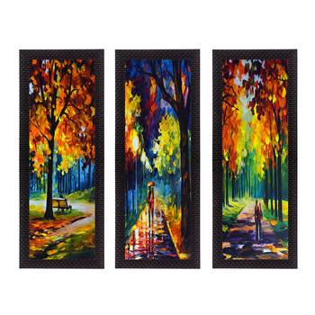 Set Of 3 Couple Love Moments Satin Matt Texture UV Art Painting 1