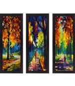 Set Of 3 Couple Love Moments Satin Matt Texture UV Art Painting
