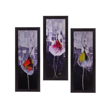 Set Of 3 Beautiful Angels Satin Matt Texture UV Art Painting 1