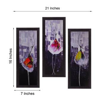 Set Of 3 Beautiful Angels Satin Matt Texture UV Art Painting 2