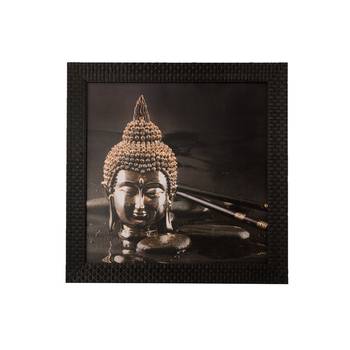 Spritual Buddha Head Satin Matt Texture UV Art Painting 1