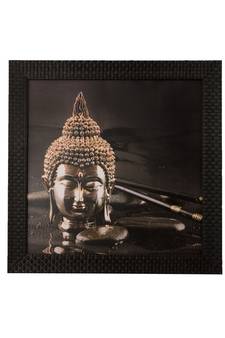 Spritual Buddha Head Satin Matt Texture UV Art Painting