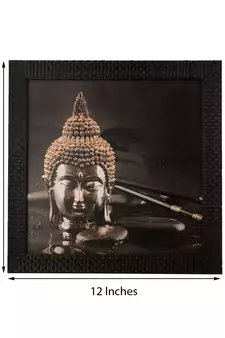 Spritual Buddha Head Satin Matt Texture UV Art Painting