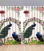 Digital Printed Polyester Whiteout Curtains Each Pack of 2 pc