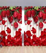 Digital Printed Polyester Whiteout Curtains Each Pack of 2 pc