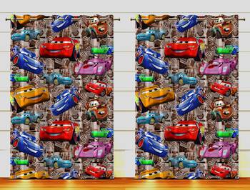 Digital Printed Polyester Whiteout Curtains Each Pack of 2 pc 1