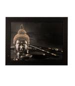 Spritual Buddha Head Satin Matt Texture UV Art Painting