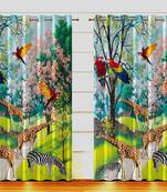 Digital Printed Polyester Whiteout Curtains Each Pack of 2 pc