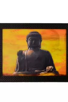 Spritual Buddha Satin Matt Texture UV Art Painting