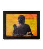 Spritual Buddha Satin Matt Texture UV Art Painting