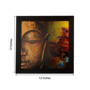 Spritual Buddha Satin Matt Texture UV Art Painting 2