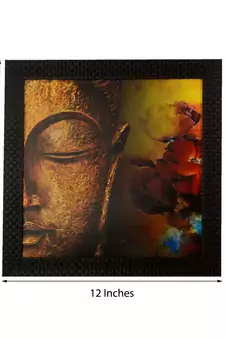 Spritual Buddha Satin Matt Texture UV Art Painting