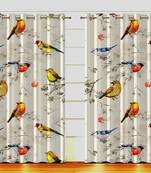 Digital Printed Polyester Whiteout Curtains Each Pack of 2 pc