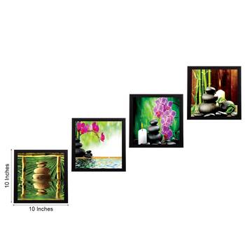 Set Of 4 Nature Shots Satin Matt Texture UV Art Painting 2
