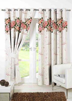 Digital Printed Polyester Whiteout Curtains Each Pack of 2 pc 1