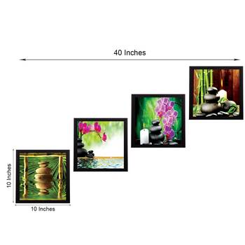 Set Of 4 Nature Shots Satin Matt Texture UV Art Painting 3