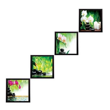 Set Of 4 Nature Shots Satin Matt Texture UV Art Painting 1
