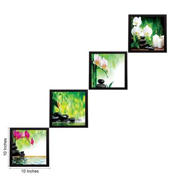 Set Of 4 Nature Shots Satin Matt Texture UV Art Painting 2
