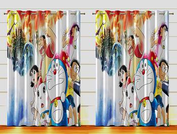 Digital Printed Polyester Whiteout Curtains Each Pack of 2 pc 1