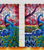 Digital Printed Polyester Whiteout Curtains Each Pack of 2 pc