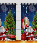 Digital Printed Polyester Whiteout Curtains Each Pack of 2 pc