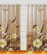 Digital Printed Polyester Whiteout Curtains Each Pack of 2 pc