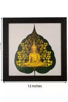 Spritual Buddha Satin Matt Texture UV Art Painting