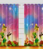 Digital Printed Polyester Whiteout Curtains Each Pack of 2 pc