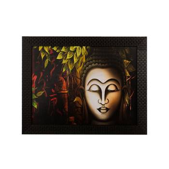 Spritual Buddha Head Satin Matt Texture UV Art Painting 1