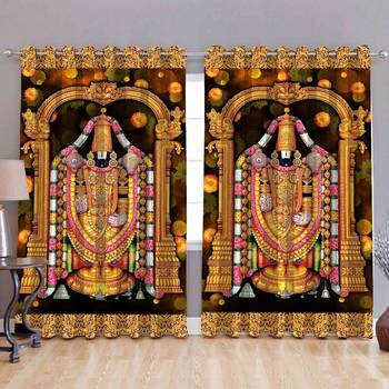 Digital Printed Polyester Whiteout Curtains Each Pack of 2 pc 1