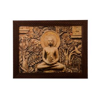 Spritual Buddha Satin Matt Texture UV Art Painting 1