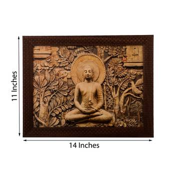 Spritual Buddha Satin Matt Texture UV Art Painting 2